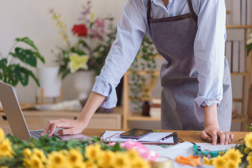 Online flower delivery service