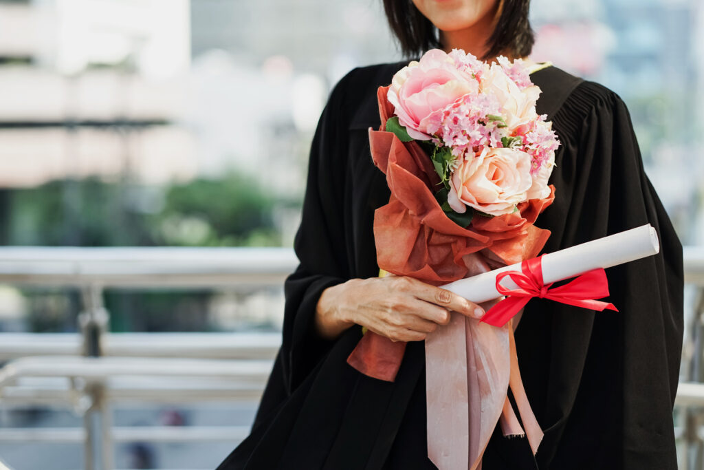 Graduation flower bouquet