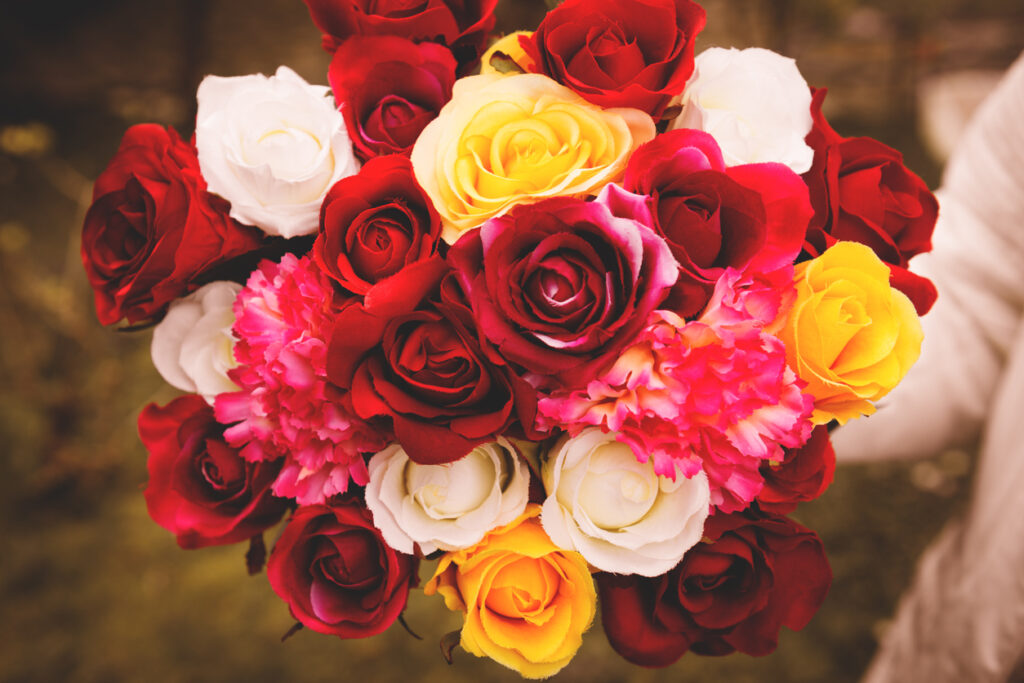 "Thank you" roses