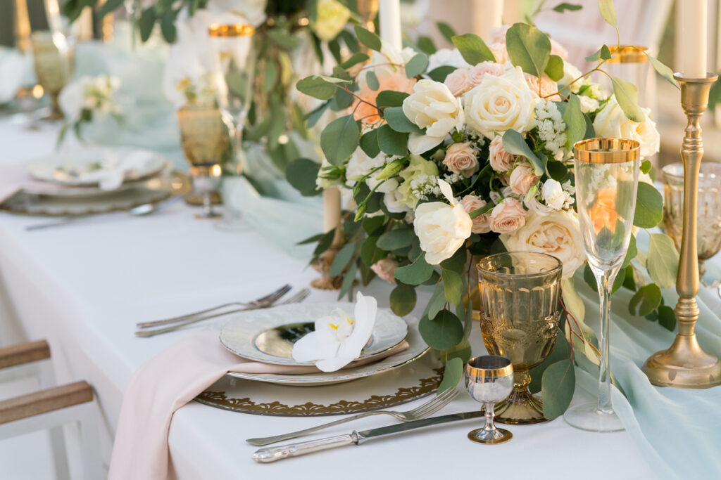 Wedding day flowers