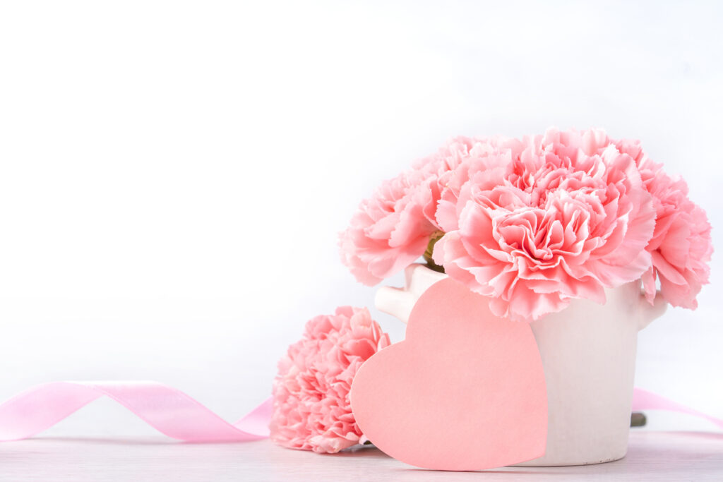 Happy Mother's Day carnations