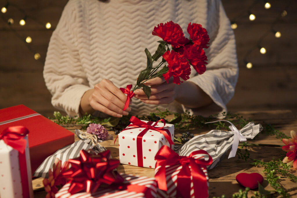 Christmas carnations